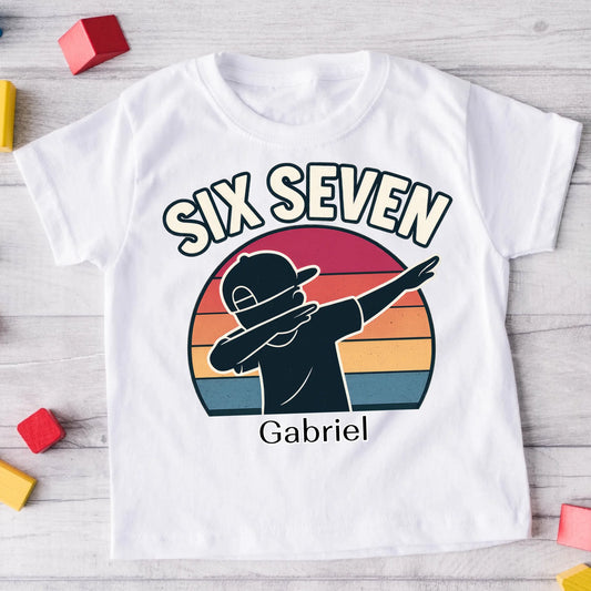 Kids T-Shirt 67 – Six Seven – Personalized #1421