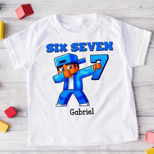 Kids T-Shirt 67 – Six Seven – Personalized #1442