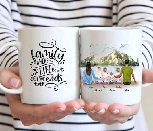 Family mug - 2 adults + max. 1-4 children #2