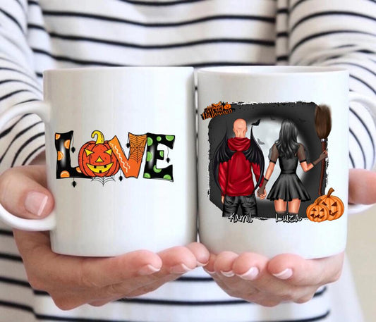 Mug for couples Halloween #6