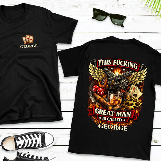 Gildan64000BlackFrontBackMonsteraandPalm