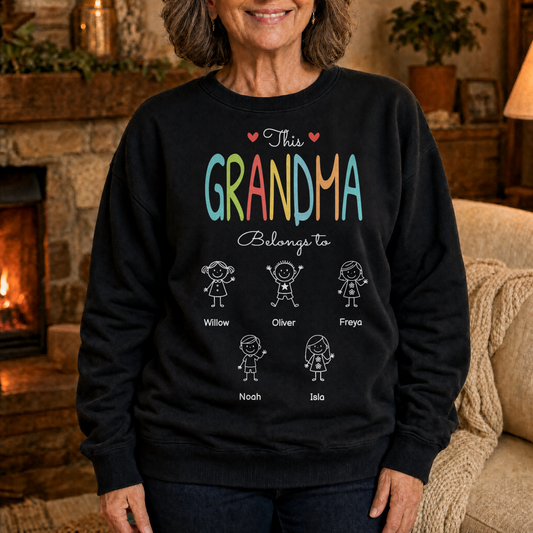 Sweatshirt for a grandmother and her grandchildren – Personalised #9128700 [PC-MOCKUP:cmvk667nb004ns67q7dc12huz:ef7521f238bf521113e940b8:ef7521f238bf521113e940b899a3e1cd9e69bc9871827ea92467d57d5ddd1a4b]