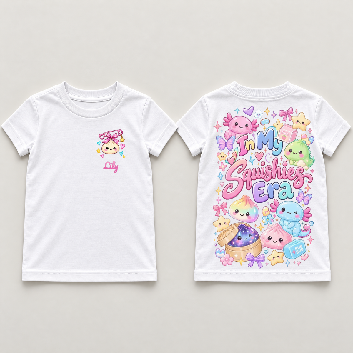 Children’s T-shirt – In My Squishies Era with name – with squishy toy – Personalised #98212 [PC-MOCKUP:cmvk6aaz300kzs64pvxlyx909:ad88cf14369ee7be3269f96d:ad88cf14369ee7be3269f96dc01320f931ee35ab89dff93f829c5a5e9631faae]