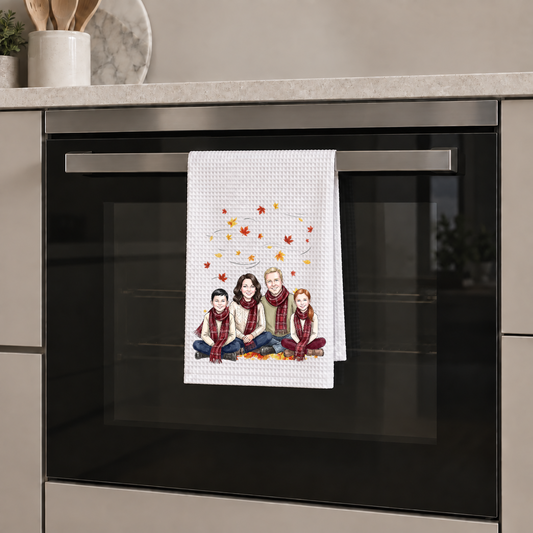 Kitchen tea towel (cloth) featuring a family photo #78393 [PC-MOCKUP:cmvk6az6900r7s64p7d2ik22c:423464e861c1e2c5ce5d0fc0:423464e861c1e2c5ce5d0fc0b7620aa94c0f720bab9cac13a57a154ab41fd8d3]