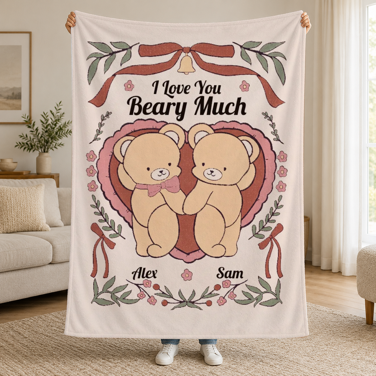 Blanket for a couple featuring teddy bears and their names – Personalised #62784 [PC-MOCKUP:cmvlvzk7s00afqsvifedez3r9:6b59dbf72d3bb76fd8dbde77:6b59dbf72d3bb76fd8dbde77f550063829564c4375160cfc3a2cad518b9d4a2b]