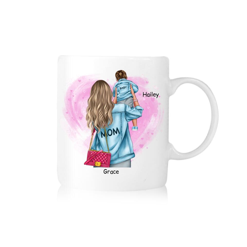 Mug mom with a daughter #8