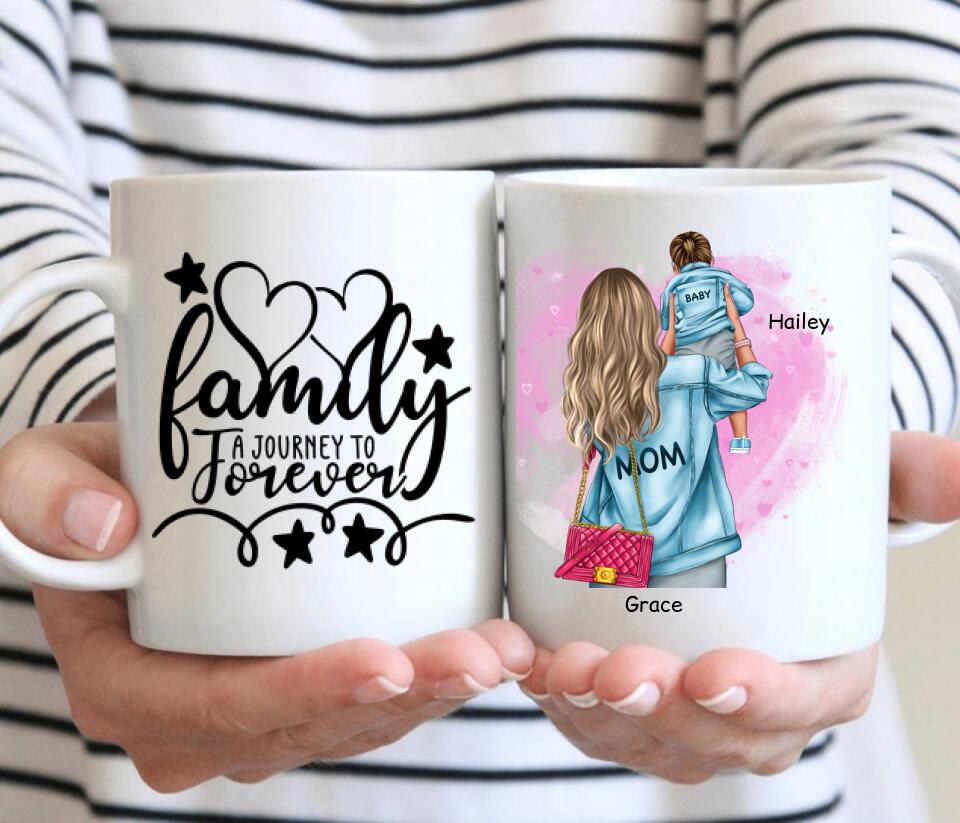 Mug mom with a daughter #8