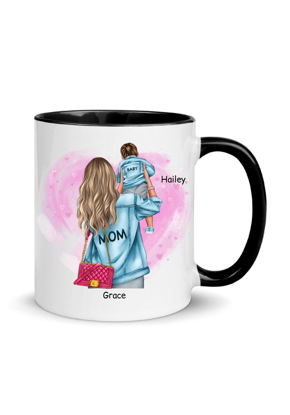 Mug mom with a daughter #8