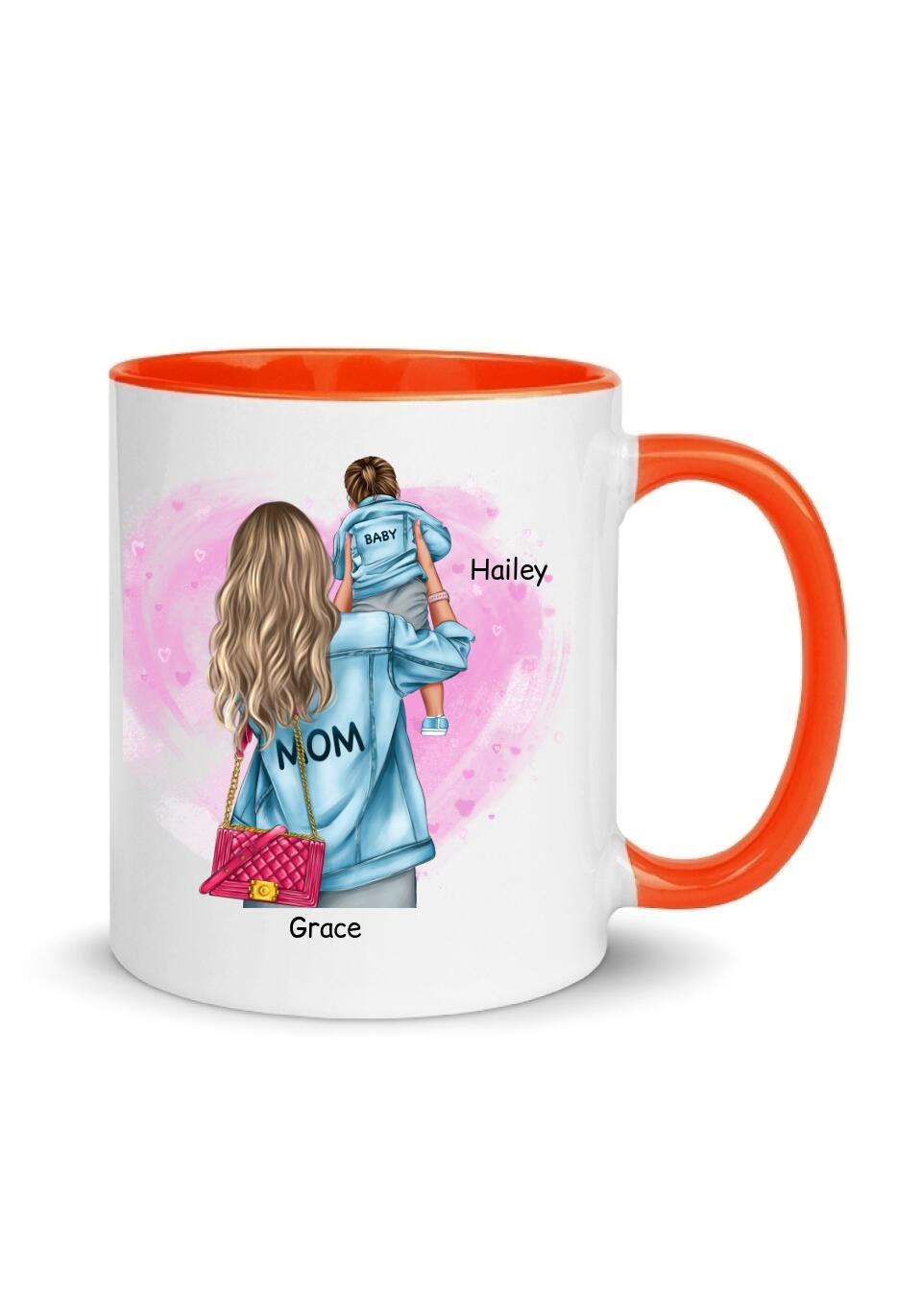 Mug mom with a daughter #8