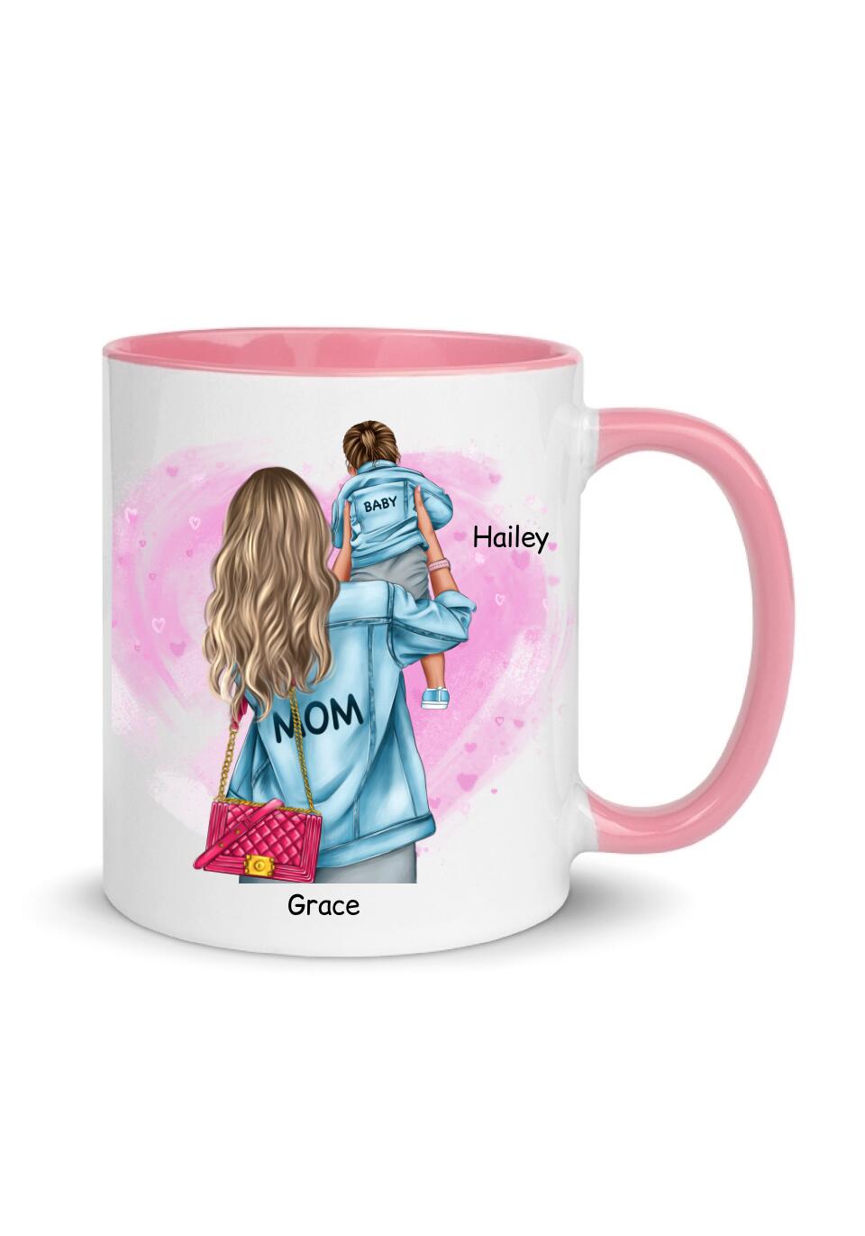 Mug mom with a daughter #8