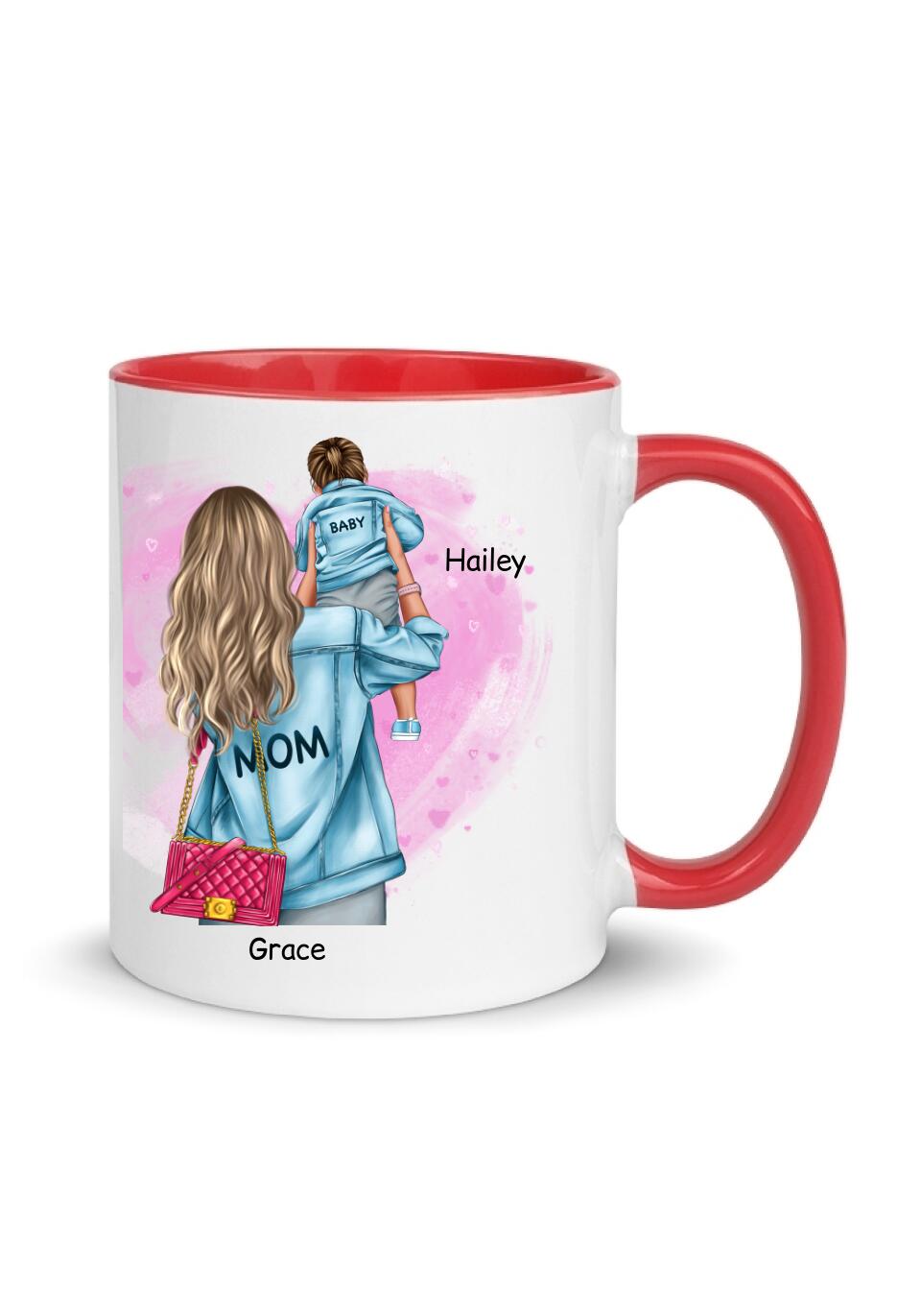 Mug mom with a daughter #8