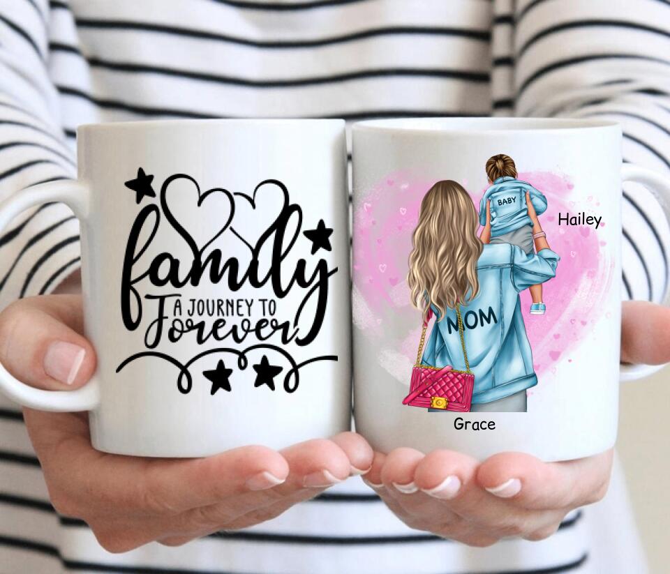 Mug mom with a daughter #8