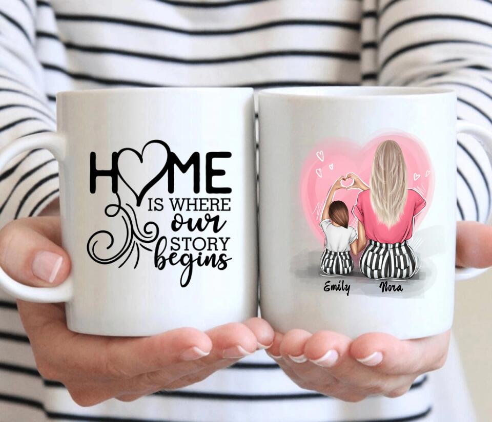 Mug mom with a daughter #5