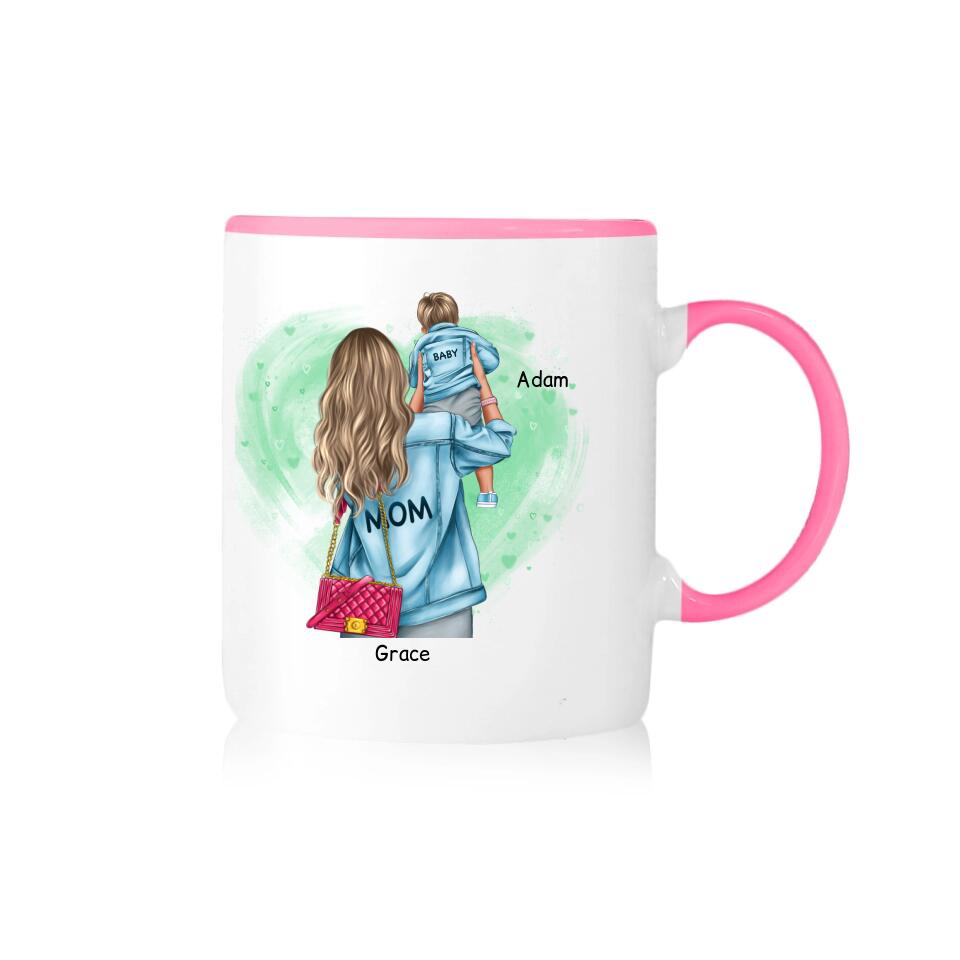 Mug mom with a son #7