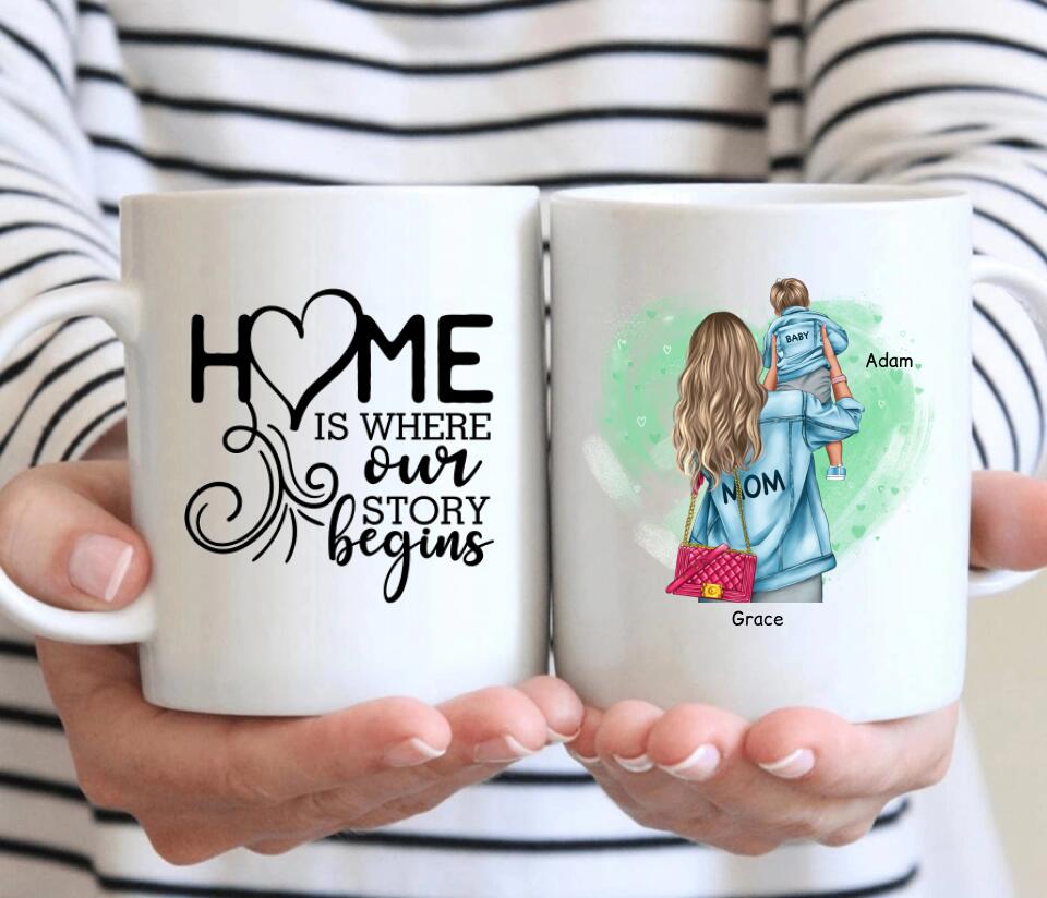 Mug mom with a son #7