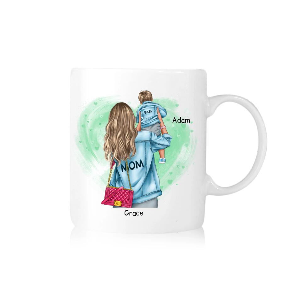 Mug mom with a son #7