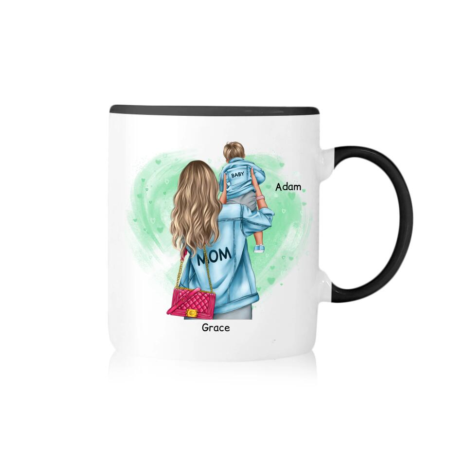 Mug mom with a son #7