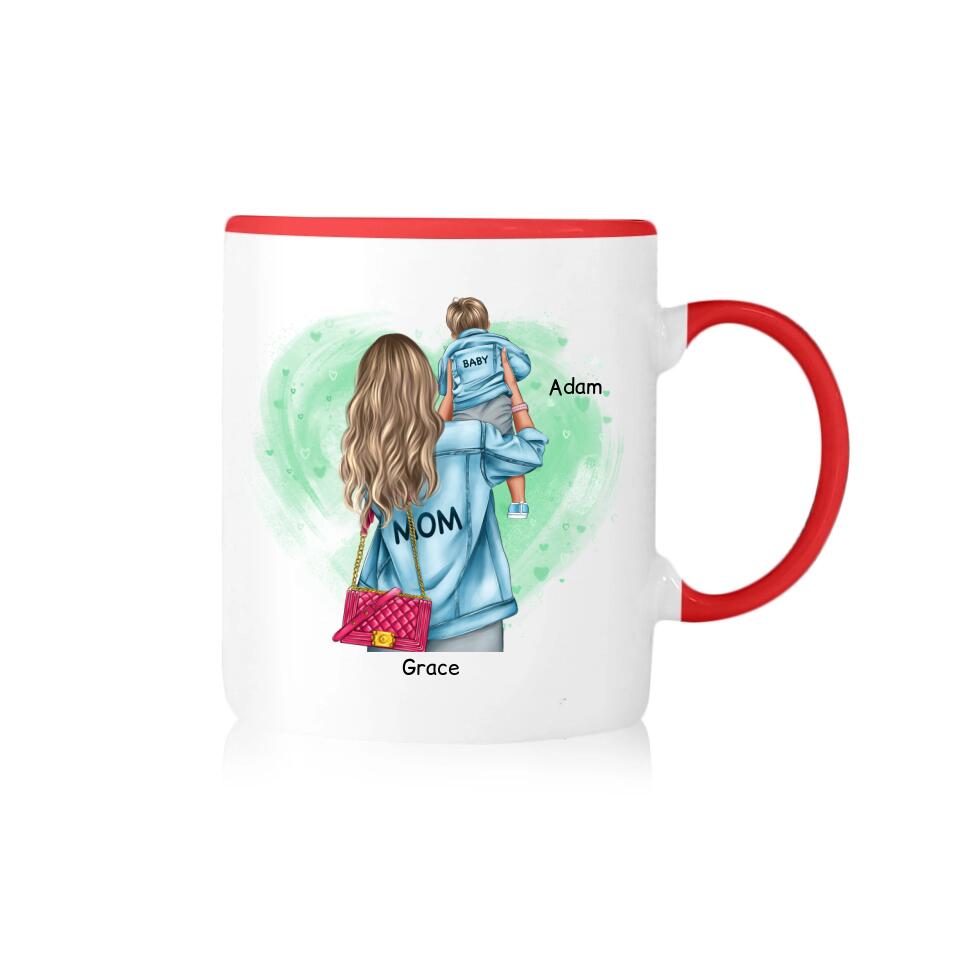 Mug mom with a son #7