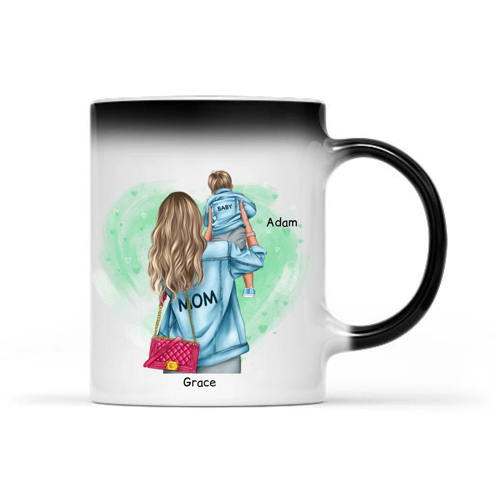 Mug mom with a son #7