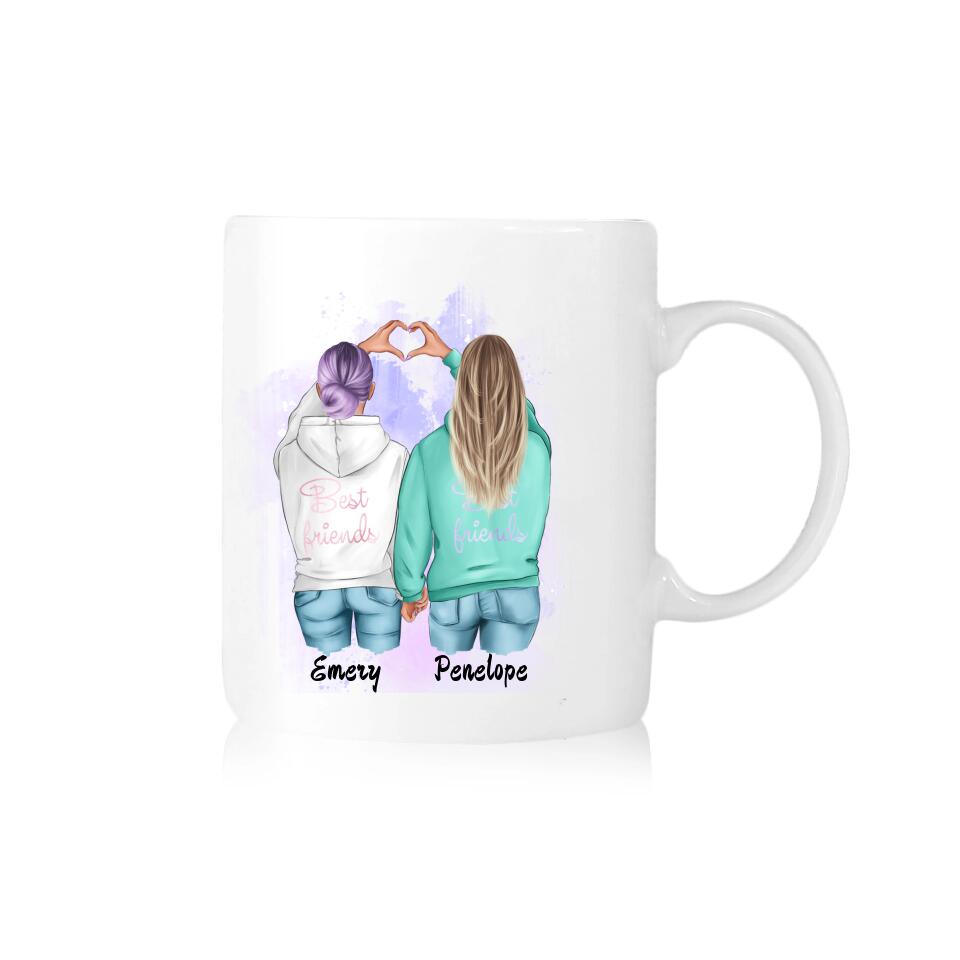 Mug for best friends 2 people #23