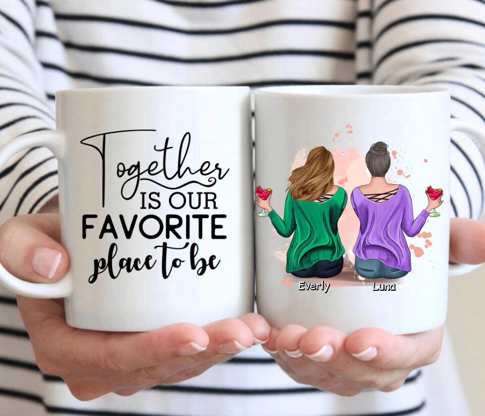 Mug mom with a daughter #17