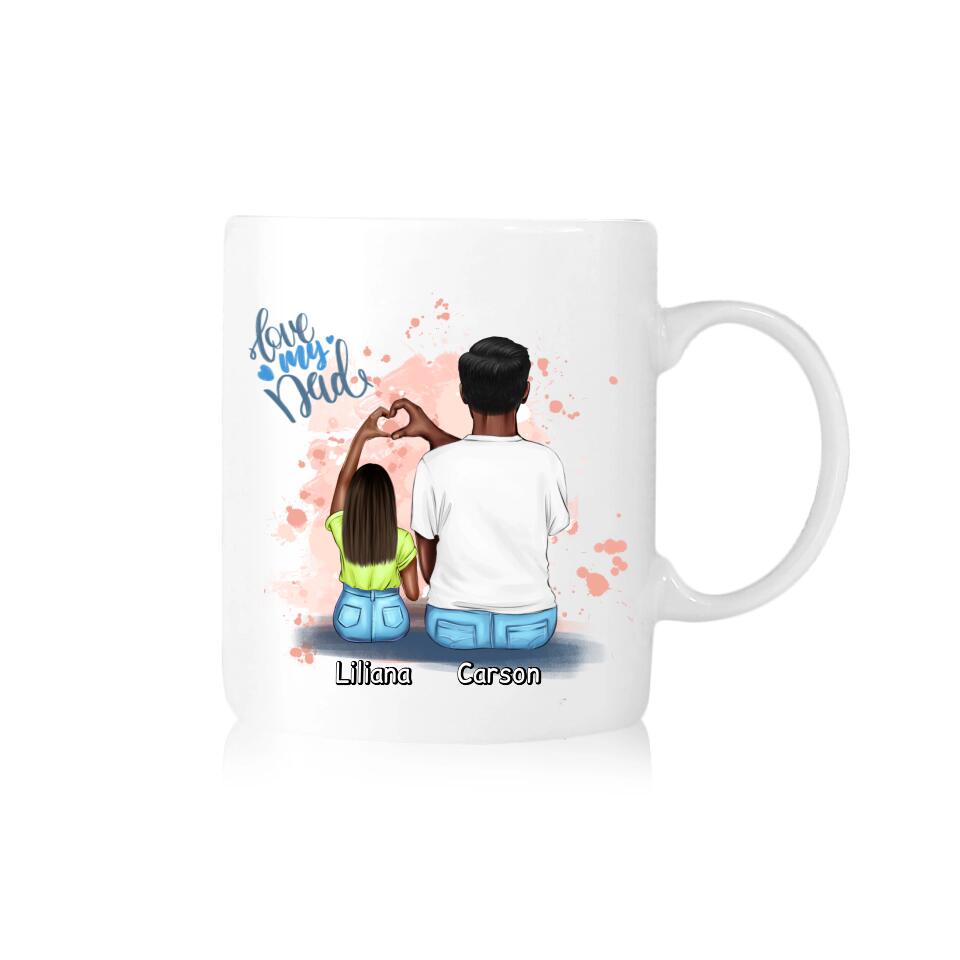 Mug for dad + daughter #48