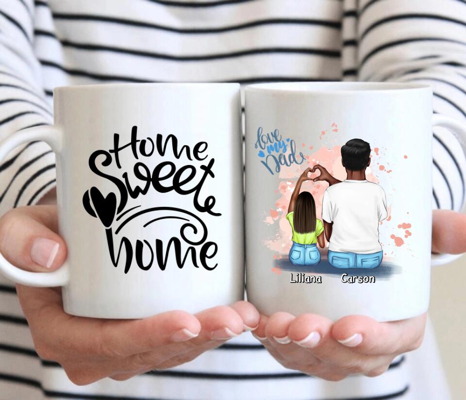 Mug for dad + daughter #48