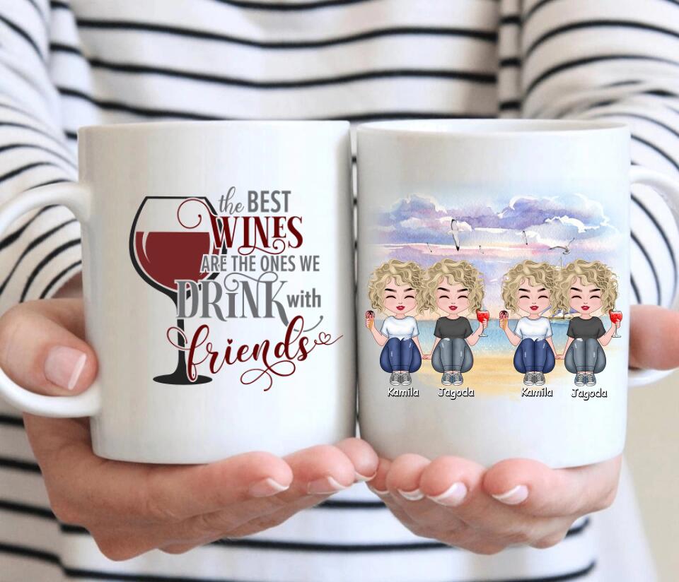 Mug for best friends 1-4 people #55