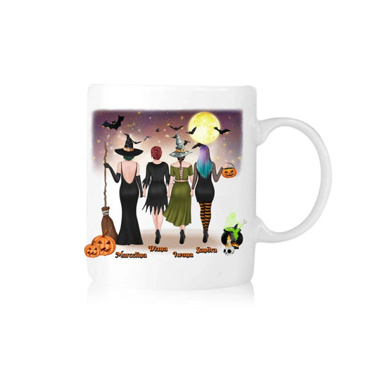 Mug for best friends - max. 1-4 people Halloween #1