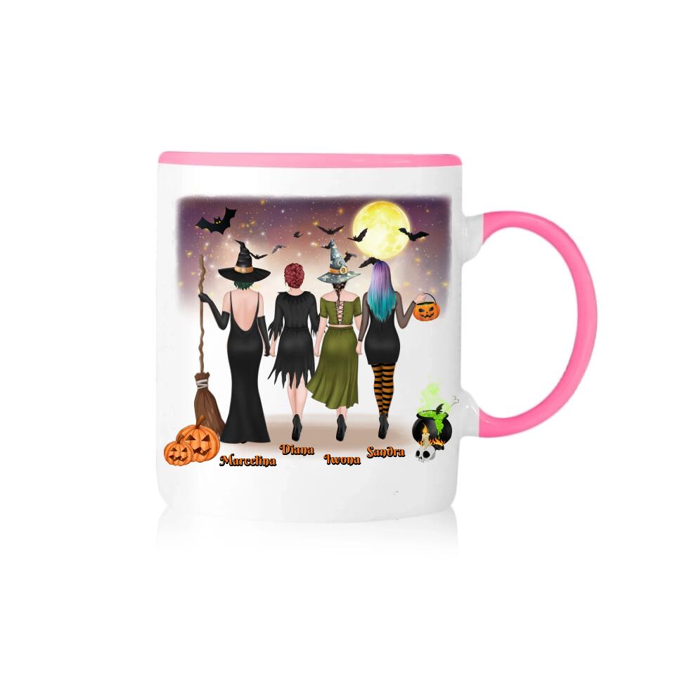 Mug for best friends - max. 1-4 people Halloween #1